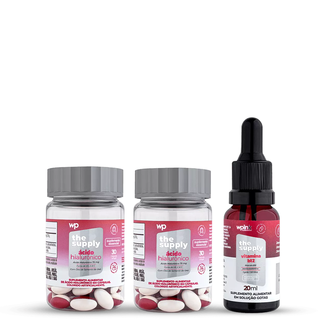 2 ácidos hialurônicos + vitamina b12