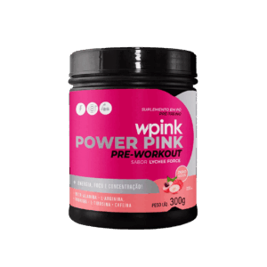 super power pink de lichia - pré-treino – 300g