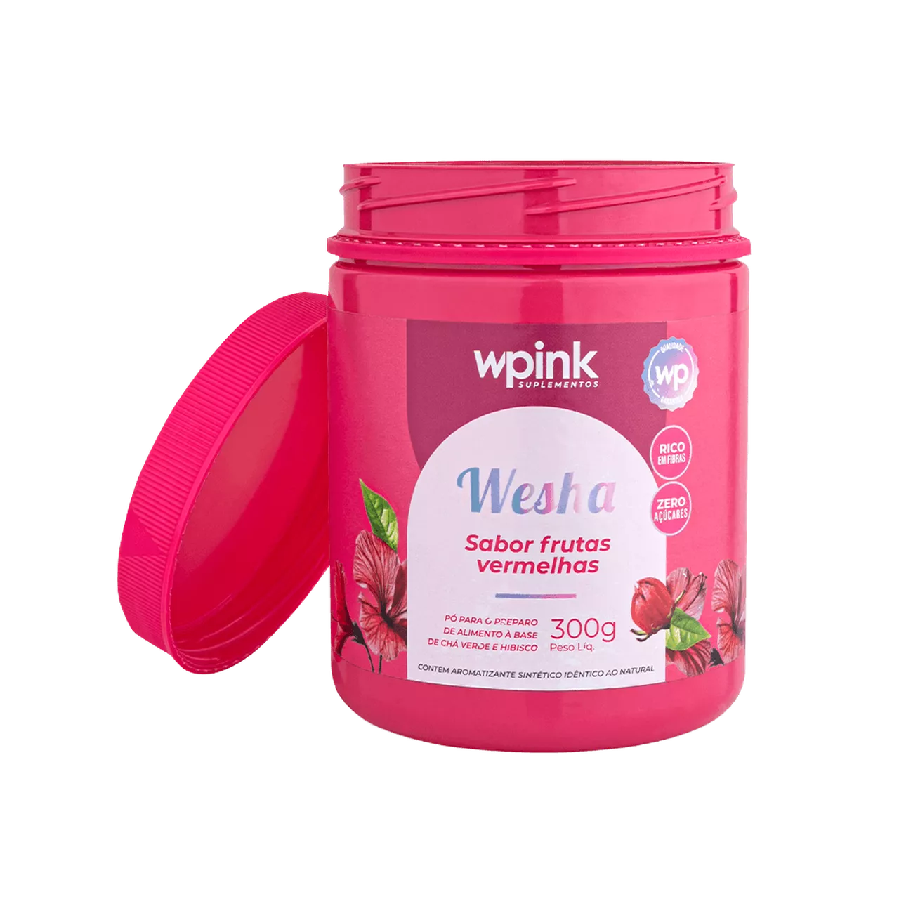 wesha chá verde e hibisco - 300g - Imagem 3